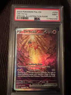2023 Pokemon SV Paldea Evolved Chi-Yu ex Special Illustration Rare 259/193 PSA 9 - Image 1
