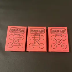 Three (3) Zatch Bell!The Card Battle Red Spell Book Binders With Cards - Image 2