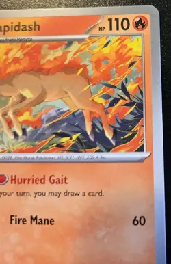 Rapidash 030/182 Uncommon Scarlet & Violet: Destined Rivals Pokemon TCG - Image 3
