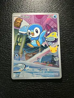 Piplup MEP042 Black Star Promo First Partner Illustration Pokemon TCG - Image 1