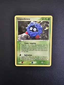 Carte Pokemon Saquedeneu 30/112 Rare Ex Rouge Feu & Vert Feuille FR NM - Image 1