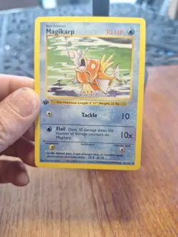 Pokemon 1st Edition Shadowless Base Set Magikarp 35/102 NM - Image 1