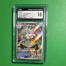 Pokemon TCG CGC 10 Cinccino Art Rare Holo Sv5k Wild Force 083/071 Japanese - Image 1
