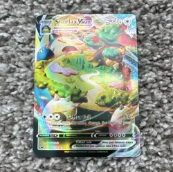 Pokemon TCG Snorlax VMAX 142/202 Sword & Shield Holo Eng 340 HP - Image 1