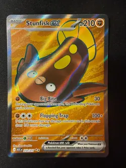 Stunfisk ex 252/217 Ultra Rare Ascended Heroes Pokemon Near Mint - Image 1