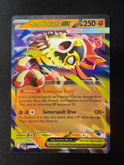 Mega Hawlucha ex 116/217 Double Rare Ascended Heroes Pokemon Near Mint - Image 1