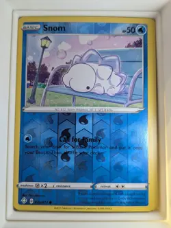 Snom 029/072 Common Shining Fates Pokemon Reverse Holo Near Mint - Image 1