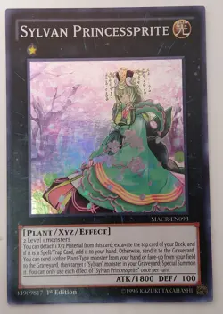 Yugioh Sylvan Princessprite MACR-EN093 Super Rare 1st Edition Near Mint - Image 1
