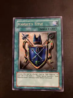 Knight’s Title ROD-EN002 Yugioh Parallel Secret Rare LP - Image 1