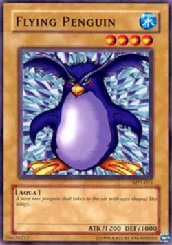 Moderately Played, English Yu Gi Oh Flying Penguin - MP1-011 - Common - Limited - Image 1