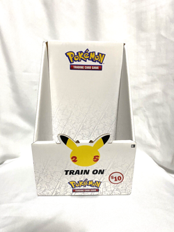 Pokemon 25th Anniversary Train On Trading Card Store Display Box - Image 1