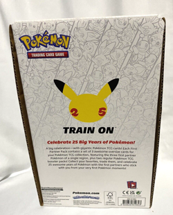 Pokemon 25th Anniversary Train On Trading Card Store Display Box - Image 3