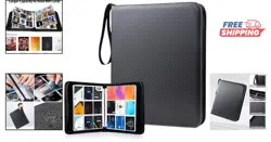 Deluxe Trading Card Binder with 900 Pockets, Black Zipper Case for Collectors - Image 2