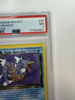 2000 Pokemon Dark Gyarados 25/82 Team Rocket Non-Holo Trading Card Game PSA 7 - Image 3