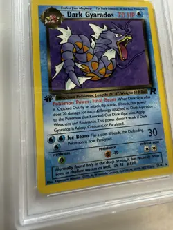 2000 Pokemon Dark Gyarados 25/82 Team Rocket Non-Holo Trading Card Game PSA 7 - Image 4