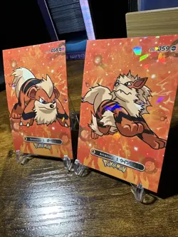 2025 Pokemon Lot Of 2 Growlithe Arcanine Holo Card Database - Image 2