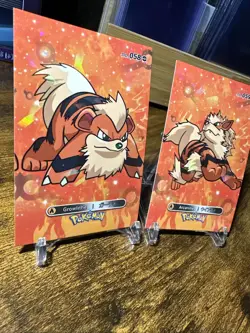 2025 Pokemon Lot Of 2 Growlithe Arcanine Holo Card Database - Image 3