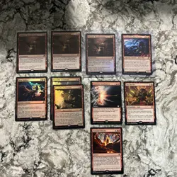 MTG Edge of Eternities Red Lot of 10 cards. Tannuk, Weapons Manufacturing. - Image 1