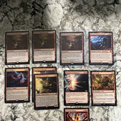 MTG Edge of Eternities Red Lot of 10 cards. Tannuk, Weapons Manufacturing. - Image 3
