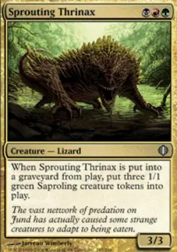 Sprouting Thrinax - Medium Play MTG Shards of Alara - Image 1