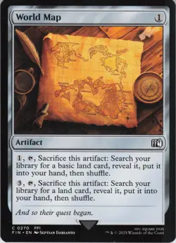 World Map C FINAL FANTASY 270 NM MTG - Image 1