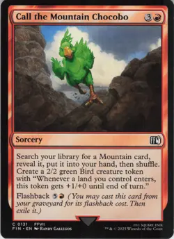 Call the Mountain Chocobo C FINAL FANTASY 131 NM MTG - Image 1