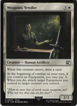 Weapons Vendor C FINAL FANTASY 40 NM MTG - Image 1