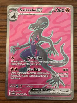 Salazzle EX 101/088 Ultra Rare Pokemon Perfect Order NM - Image 1