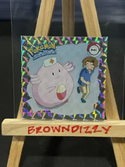 1999 Pokemon Artbox Vintage Chansey PR 41 Sticker Nintendo - Image 1