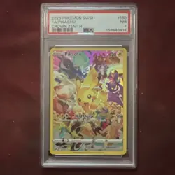 The Pokemon Company Pikachu Secret Rare Full Art Holo CZ 160/159 PSA 7 EN - Image 1