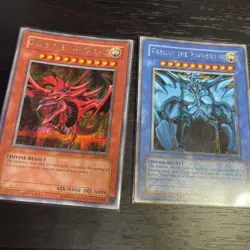 2003 Slifer Obelisk Ra Secret Rare GBI-001 GB Promo God YuGiOh English MP - Image 2