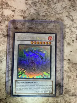 Konami Yu-Gi-Oh! Black Rose Dragon CSOC-EN039 Ghost Rare Holo 2400/1800 - Image 3