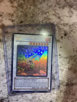 Konami Yu-Gi-Oh! Black Rose Dragon CSOC-EN039 Ghost Rare Holo 2400/1800 - Image 5
