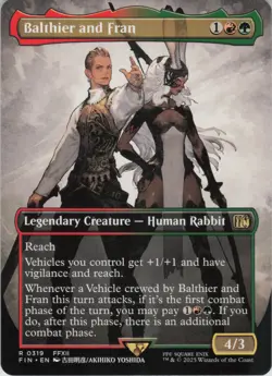 Balthier and Fran () (Borderless) R FINAL FANTASY 319 NM MTG - Image 1