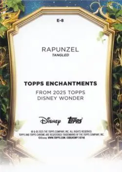 2025 Topps Disney Wonder Belle Enchantments Chrome - Image 2