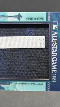 2024 Topps All Star Game In The Name Patch Austin Riley "L" Relic 1/1 Braves - Image 3