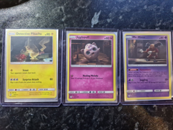 Pokemon TCG Detective Pikachu Set 3-Card Lot: Pikachu, Jigglypuff, Mr. Mime - Image 1