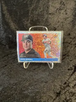 2025 Topps Chrome Platinum Jason Kendall Speckle REFRACTOR/150 Pirates - Image 1