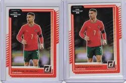 2025-26 PANINI DONRUSS FIFA WORLD CUP BASE LOT x2 #91 PORTUGAL CRISTIANO RONALDO - Image 1