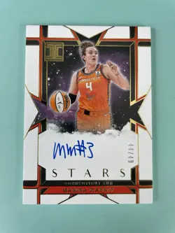 2025 Panini Impeccable WNBA Marina Mabrey #SS-MM “Stars” AUTO GOLD 44/49☀ SUN - Image 3