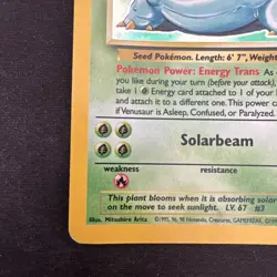 Pokemon TCG Venusaur Holo Rare Card Base Set 2, 18/130 - Image 2
