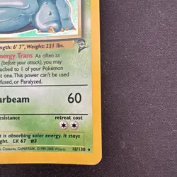 Pokemon TCG Venusaur Holo Rare Card Base Set 2, 18/130 - Image 3