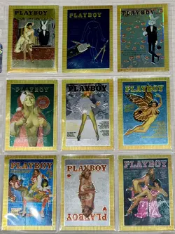 VINTAGE 1995 Playboy Chromium Collector Cover Cards Lot of 66 Play Boy Edition 1 - Image 2