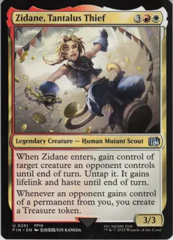 Zidane, Tantalus Thief U FINAL FANTASY 251 NM MTG - Image 1