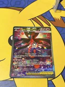 🌸 Pokemon Chaos Rising Mega Floette ex SIR 117/086 Full Art NM💟💎 - Image 4