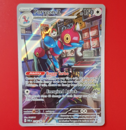 Pokemon TCG Porygon-Z 214/182 Paradox Rift Illustration Rare Full Art Holo 150HP - Image 1