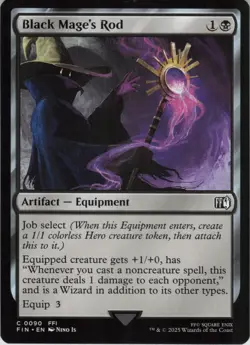 Black Mage's Rod C FINAL FANTASY 90 NM MTG - Image 1