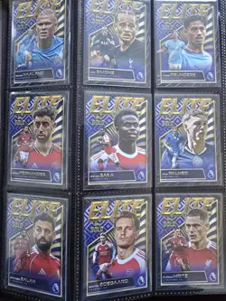 Topps Premier League 2025/2026 Gold Almost Complete Base Set, 105 of 113 cards. - Image 1