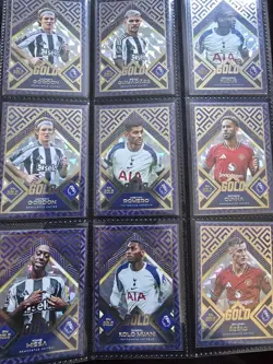 Topps Premier League 2025/2026 Gold Almost Complete Base Set, 105 of 113 cards. - Image 2