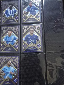 Topps Premier League 2025/2026 Gold Almost Complete Base Set, 105 of 113 cards. - Image 4